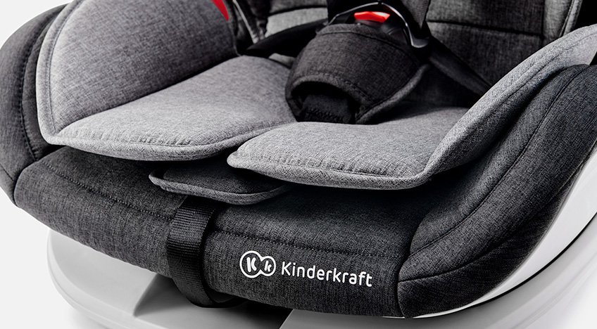 Siège auto isofix Kinderkraft Junior Fix Black / grey - Kinderkraft -  Cabriole bébé