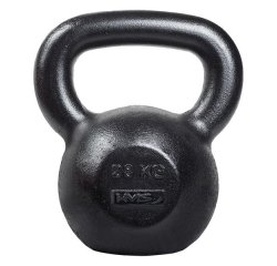 Litinový kettlebell HMS KZG28 28 kg, černý