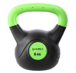 Kompozitový kettlebell HMS KPC06 Vin-Bell 6 kg zelený