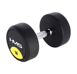 Pogumovaná jednoruční činka HMS HG Pro 18 kg