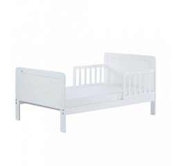 Detská posteľ so zábranou Drewex Olek 140x70 cm biela