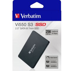 Verbatim SSD 256GB SATA III Vi550 S3 interní disk 2.5&amp;quot;, Solid State Drive