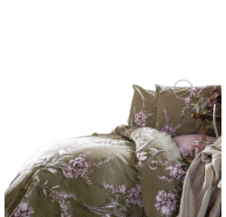 Bavlnené posteľné obliečky VIOLET 140x200/70x90