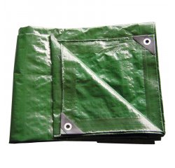 Nepremokavá plachta zakrývacia 4x5 m 140 g/m2, zelená