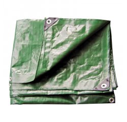 Nepremokavá plachta zakrývacia 5x8 m 210 g/m2, zelená