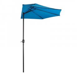 Polkruhový slnečník 300 cm La Spezia, modrý