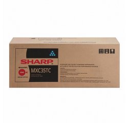 Sharp originál toner MX-C35TC, cyan, 6000str.