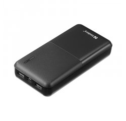 Sandberg Saver Powerbank 20000 mAh,2x USB-A,čierny