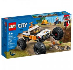 LEGO CITY DOBRODRUZSTVA S TERENNYM AUTOM 4 X 4 /60387/