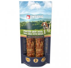 ONTARIO PROTEIN ZUVACI PAMLSOK MALA ROLKA S KURACIM 2 KS 12,7 CM