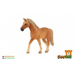 TEDDIES KON DOMACI HNEDY PLAST 13CM V SACKU /00861106/