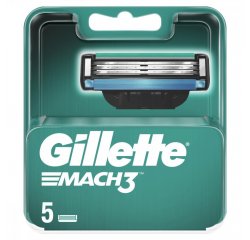 GILLETTE MACH3 NAHRADNE HOLIACE HLAVICE PRE MUZOV 5 KS