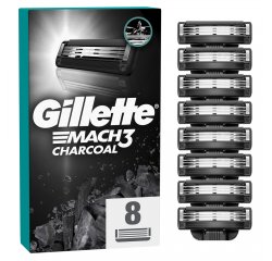 GILLETTE MACH3 CHARCOAL 8 NH