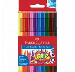 FABER-CASTELL POPISOVACE GRIP 10 FAREBNE