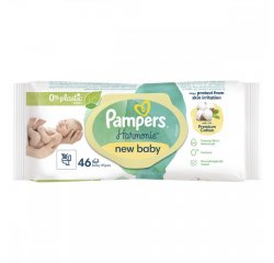 PAMPERS WIPES 46KS HARMONIE NEW BABY CASHBACK AŽ 40 EUR