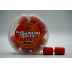 KARMA BAIT DUMBELL VULCAN SOFT BALANCED RED KRILL 8X10 MM - 25 G