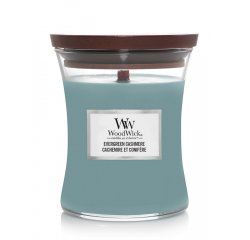 WOODWICK SVIECKA EVERGREEN CASHMERE STREDNA 275G, 1743602E