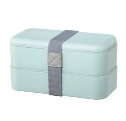 XAVAX 181595 BENTO BOX, 2 KRABICKY NA JEDLO, 2X 500 ML, PASTELOVO MODRE