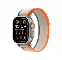 APPLE WATCH ULTRA 2 GPS + CELLULAR, 49MM TITANIUM CASE WITH ORANGE/BEIGE TRAIL LOOP - M/L, MRF23CS/A