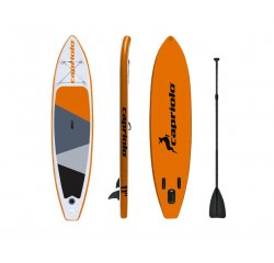 CAPRIOLO INFLATABLE PADDLE BOARD 335X3X15CM- ORANGE