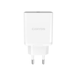 CANYON H-36 VYSOKORYCHLOSTNA NABIJACKA 1XUSB-A, 36W QUICK CHARGE 3.0 TECHNOLOGIA, BIELA CNE-CHA36W0