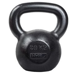 HMS LITINOVY KETTLEBELL KZG20 20 KG, CERNY