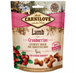 CARNILOVE DOG CRUNCHY SNACK LAMB WITH CRANBERRIES WITH FRESH MEAT 200G (294-100405)