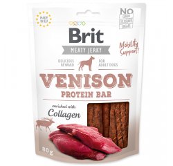 BRIT SNACK JERKY VENISON PROTEIN BAR 80G (294-111752)