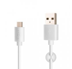 FIXED FIXD-UC2M-WH DLHY DATOVY A NABIJACI KABEL S KONEKT. USB-C, USB 2.0, 2 METRE, 3A, BIELY