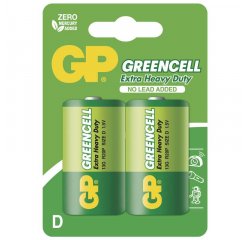 GP BATERIE GREENCELL D, 2KS BLISTER, B1241