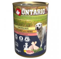 ONTARIO KONZERVA CHICKEN PATE FLAVOURED WITH HERBS, 400G