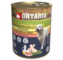 ONTARIO KONZERVA CHICKEN PATE FLAVOURED WITH HERBS, 800G