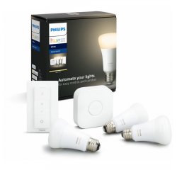 PHILIPS HUE WHITE 9W E27 A19 START KITBT