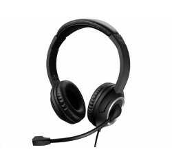 SANDBERG PC SLUCHADLA MINJACK CHAT HEADSET S MIKROFONOM, CIERNE