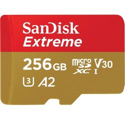 SANDISK MICROSDHC EXTREME 256 GB MOBILE GAMING, SDSQXA1-256G-GN6GN