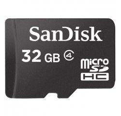 SANDISK MICRO SDHC CARD 32GB CL4, SDSDQM-032G-B35