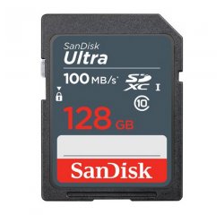 SANDISK ULTRA 128GB SDXC MEMORY CARD 100MB/S