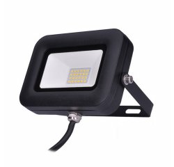 SOLIGHT WM-20W-L LED REFLEKTOR PRO IP65, 20W, 1700LM, 5000K, CIERNA