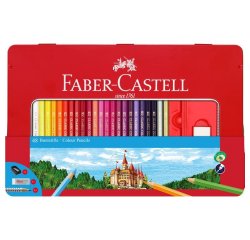 Pastelky Castell set 48 farebné v plechu s okienkom