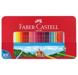 Pastelky Castell set 60 farebné v plechu s okienkom
