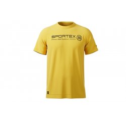 Rybárske tričko T-Shirt žlté s logom Veľkosť: M