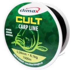 Climax silon Cult Carp line - čierny 1000m Priemer: 0,30mm nosnosť: 7,0kg