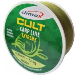 Silon CLIMAX CULT Carp Line Extreme mattolive 1000m Priemer: 0,30mm nosnosť: 7,1kg
