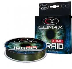 Pletená šnúra Climax iBraid U-Light zelená oliva 135m Priemer: 0,08mm / 6kg