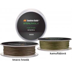 Nadväzcová šnúra Tandem Baits Stealth Silk 20m farba: kamufláž nosnosť 30lb