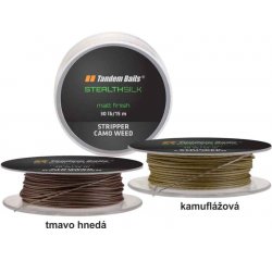 Nadväzcová šnúra Tandem Baits Stealth Silk Stripper 15m farba: kamufláž nosnosť 30lb