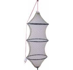 Prechovávacia sieťka na ryby 170cm, šírka 60cm, 4 kruhy