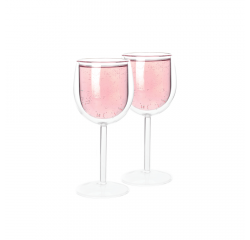 KONDELA Termo poháre na víno, set 2 ks, 180 ml, HOTCOLDER TYP 31